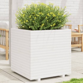 Jardinera madera maciza de pino blanco 70x70x72,5 cm de vidaXL, Maceteros y jardineras - Ref: Foro24-3282585, Precio: 259,96 ...