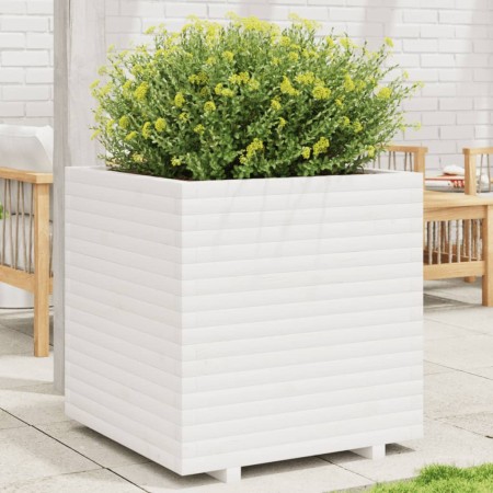 Jardinera madera maciza de pino blanco 70x70x72,5 cm de vidaXL, Maceteros y jardineras - Ref: Foro24-3282585, Precio: 259,96 ...