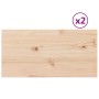 Tablero de mesa rectangular 2 uds madera de pino 60x30x2,5 cm de vidaXL, Tableros para mesas - Ref: Foro24-847425, Precio: 30...