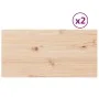 Rectangular table top 2 pcs pine wood 70x35x1.7 cm by vidaXL, Table tops - Ref: Foro24-847412, Price: 29,67 €, Discount: %