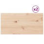 Tablero de mesa rectangular 2 uds madera de pino 70x35x1,7 cm de vidaXL, Tableros para mesas - Ref: Foro24-847412, Precio: 30...
