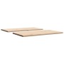 Tablero de mesa rectangular 2 uds madera de pino 70x35x1,7 cm de vidaXL, Tableros para mesas - Ref: Foro24-847412, Precio: 30...