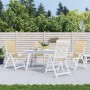 Cojines silla respaldo alto 4 uds tela beige melange 120x50x4cm de vidaXL, Cojines para sillas y sofás - Ref: Foro24-4002422,...