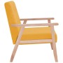 Sillón de tela amarillo en Sillones | Comprar online en Foru.es