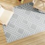 Alfombra de exterior PP gris 140x200 cm de vidaXL, Protectores para exterior - Ref: Foro24-368566, Precio: 27,91 €, Descuento: %