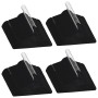 Juego de perchas ropa 100 uds antideslizantes terciopelo negro de vidaXL, Perchas - Ref: Foro24-289922, Precio: 63,80 €, Desc...
