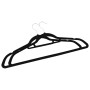 Juego de perchas ropa 100 uds antideslizantes terciopelo negro de vidaXL, Perchas - Ref: Foro24-289922, Precio: 63,80 €, Desc...