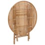 Set de comedor exterior plegable 5 piezas con cojines bambú de vidaXL, Conjuntos de jardín - Ref: Foro24-3063969, Precio: 273...