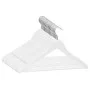 Juego de perchas ropa 20 uds antideslizantes madera dura blanco de vidaXL, Perchas - Ref: Foro24-289914, Precio: 37,24 €, Des...