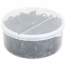 Bandas de trenzas de caballo silicona negro 500 unidades de vidaXL, Cuidado de caballos - Ref: Foro24-172493, Precio: 11,02 €...