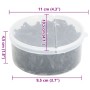 Bandas de trenzas de caballo silicona negro 500 unidades de vidaXL, Cuidado de caballos - Ref: Foro24-172493, Precio: 11,02 €...