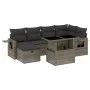 7-piece garden sofa set with gray synthetic rattan cushions by vidaXL, Garden sets - Ref: Foro24-3274980, Price: 458,38 €, Di...