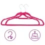 Juego de perchas ropa 50 uds antideslizantes terciopelo rosa de vidaXL, Perchas - Ref: Foro24-289924, Precio: 42,29 €, Descue...