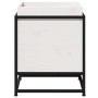 Jardinera de madera maciza de pino blanca 40x40x50 cm de vidaXL, Maceteros y jardineras - Ref: Foro24-847019, Precio: 56,59 €...