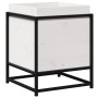 Jardinera de madera maciza de pino blanca 40x40x50 cm de vidaXL, Maceteros y jardineras - Ref: Foro24-847019, Precio: 56,59 €...