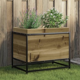 Jardinera de madera de pino impregnada 60x40x50 cm de vidaXL, Maceteros y jardineras - Ref: Foro24-847027, Precio: 80,77 €, D...