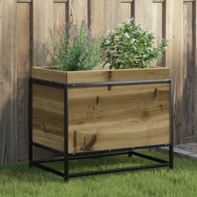 Jardinera de madera de pino impregnada 60x40x50 cm de vidaXL, Maceteros y jardineras - Ref: Foro24-847027, Precio: 70,79 €, D...