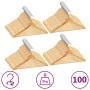 Juego de perchas para ropa 100 uds antideslizantes madera dura de vidaXL, Perchas - Ref: Foro24-289913, Precio: 144,96 €, Des...