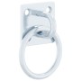 Anillas de enganche con placas 3 unidades acero plateado de vidaXL, Pienso para caballos - Ref: Foro24-172470, Precio: 15,65 ...