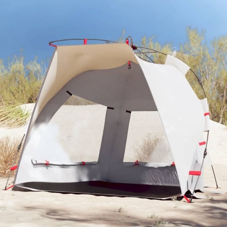 Tienda de playa 2 personas impermeable apertura rápida gris de vidaXL, Tiendas de campaña - Ref: Foro24-4005292, Precio: 59,5...
