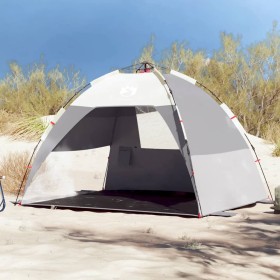 Tienda de playa 2 personas impermeable apertura rápida gris de vidaXL, Tiendas de campaña - Ref: Foro24-4005301, Precio: 61,4...