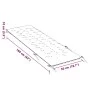 Cojín de tumbona piel sintética de ante negro 160x50x10 cm de vidaXL, Cojines para sillas y sofás - Ref: Foro24-366542, Preci...