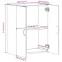 Armario archivador madera ingeniería roble marrón 60x32x77,5cm de vidaXL, Armarios archivadores - Ref: Foro24-840771, Precio:...