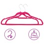Juego de perchas ropa 20 uds antideslizantes terciopelo rosa de vidaXL, Perchas - Ref: Foro24-289923, Precio: 26,17 €, Descue...