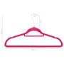 Juego de perchas ropa 20 uds antideslizantes terciopelo rosa de vidaXL, Perchas - Ref: Foro24-289923, Precio: 26,17 €, Descue...
