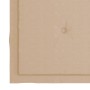 Sillas de jardín 2 unidades con cojines beige madera de teca de vidaXL, Sillas de jardín - Ref: Foro24-3062211, Precio: 263,1...