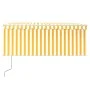Toldo retráctil automático con persiana LED amarillo 3,5x2,5 m de vidaXL, Toldos - Ref: Foro24-3069288, Precio: 409,78 €, Des...