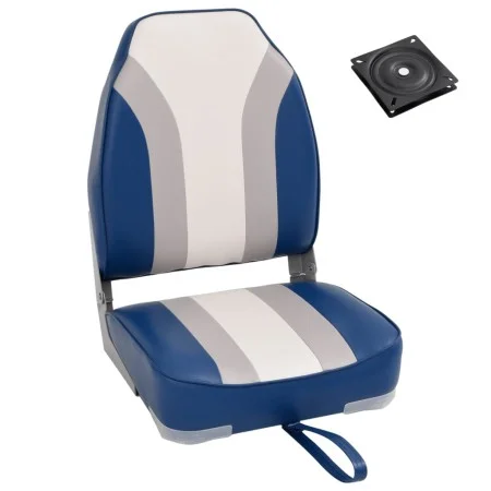 Set de asientos plegables para barco 2 uds con respaldo alto de vidaXL, Veleros - Ref: Foro24-3284299, Precio: 92,18 €, Descu...