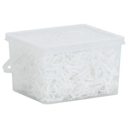 Bandas de trenzas de caballo silicona blanco 2500 unidades de vidaXL, Cuidado de caballos - Ref: Foro24-172495, Precio: 14,81...