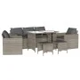 Set de sofás de jardín 6 pzas y cojines ratán sintético gris de vidaXL, Conjuntos de jardín - Ref: Foro24-3213554, Precio: 53...