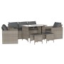 Set de sofás de jardín 6 pzas y cojines ratán sintético gris de vidaXL, Conjuntos de jardín - Ref: Foro24-3213554, Precio: 50...