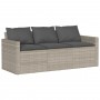 Set de sofás de jardín 6 pzas y cojines ratán sintético gris de vidaXL, Conjuntos de jardín - Ref: Foro24-3213554, Precio: 50...