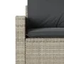 Set de sofás de jardín 6 pzas y cojines ratán sintético gris de vidaXL, Conjuntos de jardín - Ref: Foro24-3213554, Precio: 53...