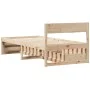 Estructura cama con cajones madera maciza pino 100x200 cm de vidaXL, Camas y somieres - Ref: Foro24-846789, Precio: 143,35 €,...