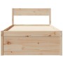 Estructura de cama con cajones madera maciza pino 90x190 cm de vidaXL, Camas y somieres - Ref: Foro24-846804, Precio: 170,71 ...