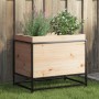 Jardinera de madera maciza de pino 60x40x50 cm de vidaXL, Maceteros y jardineras - Ref: Foro24-847023, Precio: 70,51 €, Descu...