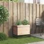 Jardinera de madera maciza de pino 60x40x50 cm de vidaXL, Maceteros y jardineras - Ref: Foro24-847023, Precio: 70,51 €, Descu...