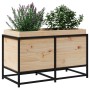 Jardinera de madera maciza de pino 80x40x50 cm de vidaXL, Maceteros y jardineras - Ref: Foro24-847028, Precio: 83,11 €, Descu...