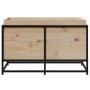 Jardinera de madera maciza de pino 80x40x50 cm de vidaXL, Maceteros y jardineras - Ref: Foro24-847028, Precio: 83,11 €, Descu...