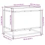 Jardinera de madera maciza de pino 60x40x50 cm de vidaXL, Maceteros y jardineras - Ref: Foro24-847023, Precio: 56,68 €, Descu...