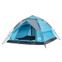 Tienda de campaña iglú 4 personas apertura rápida azul de vidaXL, Tiendas de campaña - Ref: Foro24-4004182, Precio: 84,57 €, ...