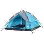 Tienda de campaña iglú 4 personas apertura rápida azul de vidaXL, Tiendas de campaña - Ref: Foro24-4004182, Precio: 84,57 €, ...