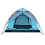 Tienda de campaña iglú 4 personas apertura rápida azul de vidaXL, Tiendas de campaña - Ref: Foro24-4004182, Precio: 84,57 €, ...