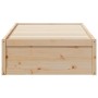 Estructura de cama madera maciza de pino 90x200 cm de vidaXL, Camas y somieres - Ref: Foro24-846831, Precio: 130,38 €, Descue...