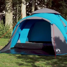 Tienda de campaña iglú 3 personas apertura rápida azul de vidaXL, Tiendas de campaña - Ref: Foro24-4004227, Precio: 128,70 €,...