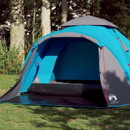 Tienda de campaña iglú 3 personas apertura rápida azul de vidaXL, Tiendas de campaña - Ref: Foro24-4004227, Precio: 121,54 €,...